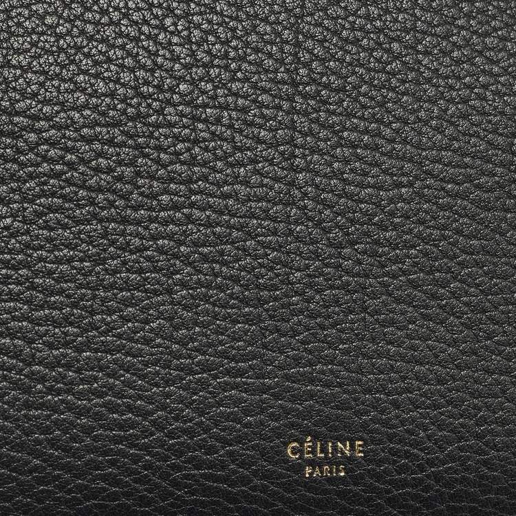 Pre Owned Celine Tie Mini Black Leather Tote
