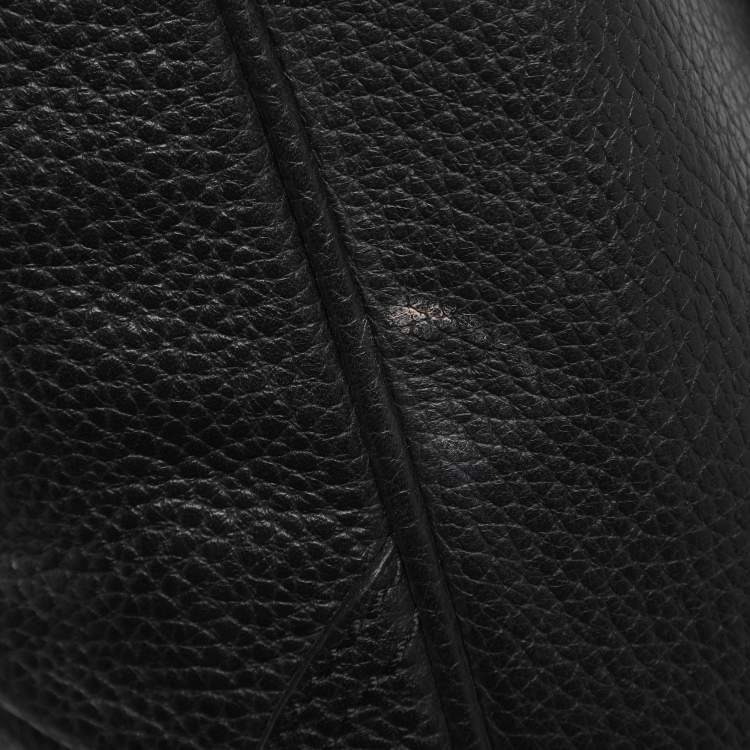 Pre Owned Celine Black Leather Shoulder Bag