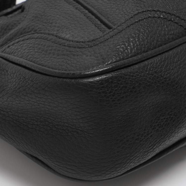 Pre Owned Celine Black Leather Shoulder Bag