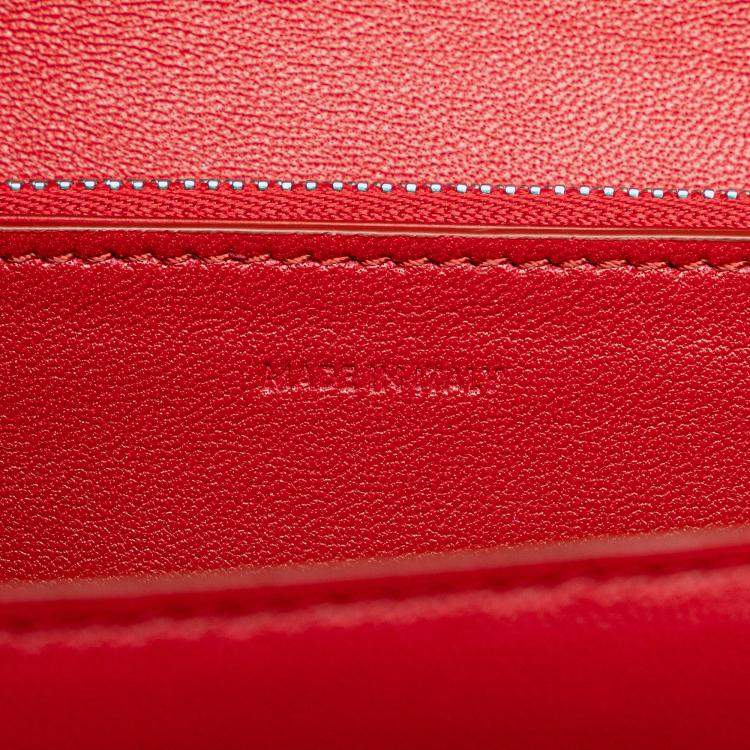 مملوكة مسبقًا Celine Red Medium Calfskin Classic Box