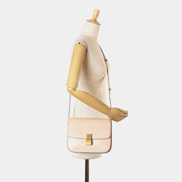 مملوكة مسبقًا Celine Pink Medium Calfskin Classic Box