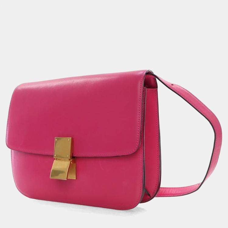 Pre Owned Celine Medium Smooth Calfskin Box Bag