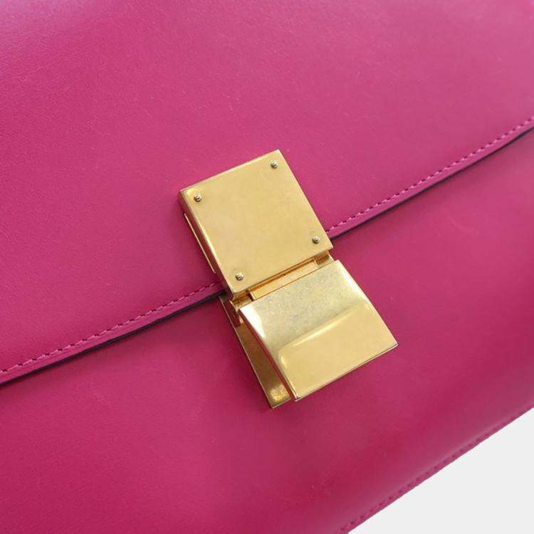 Pre Owned Celine Medium Smooth Calfskin Box Bag