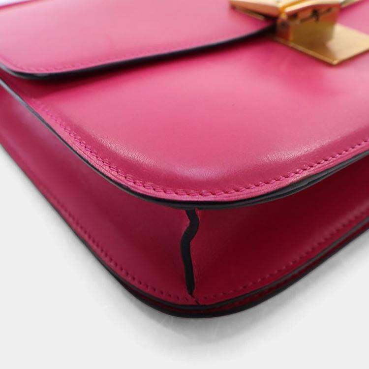 Pre Owned Celine Medium Smooth Calfskin Box Bag