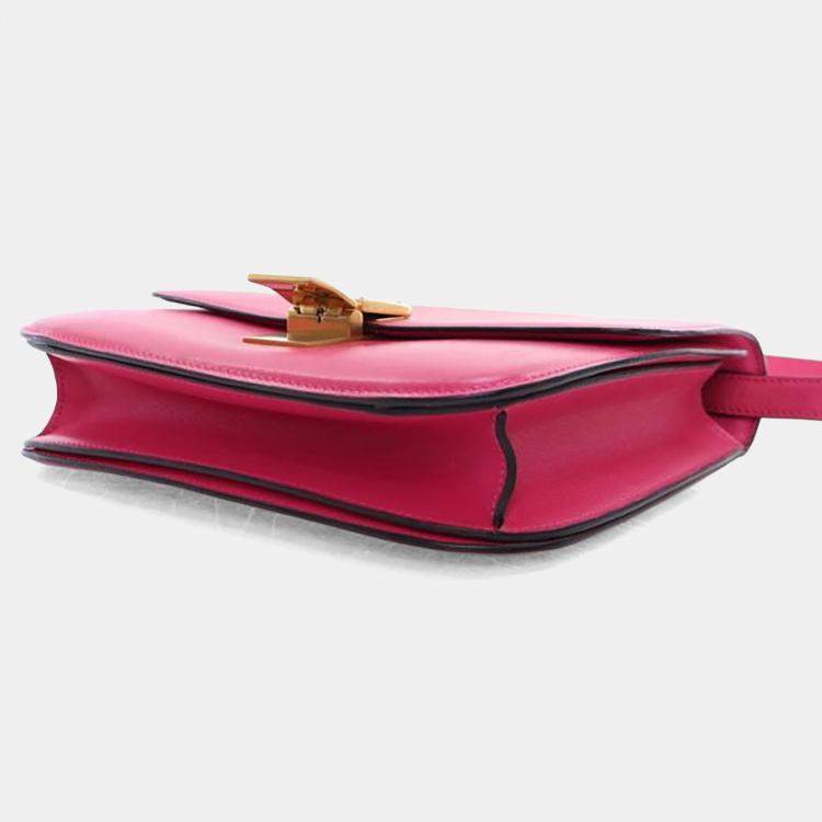 Pre Owned Celine Medium Smooth Calfskin Box Bag