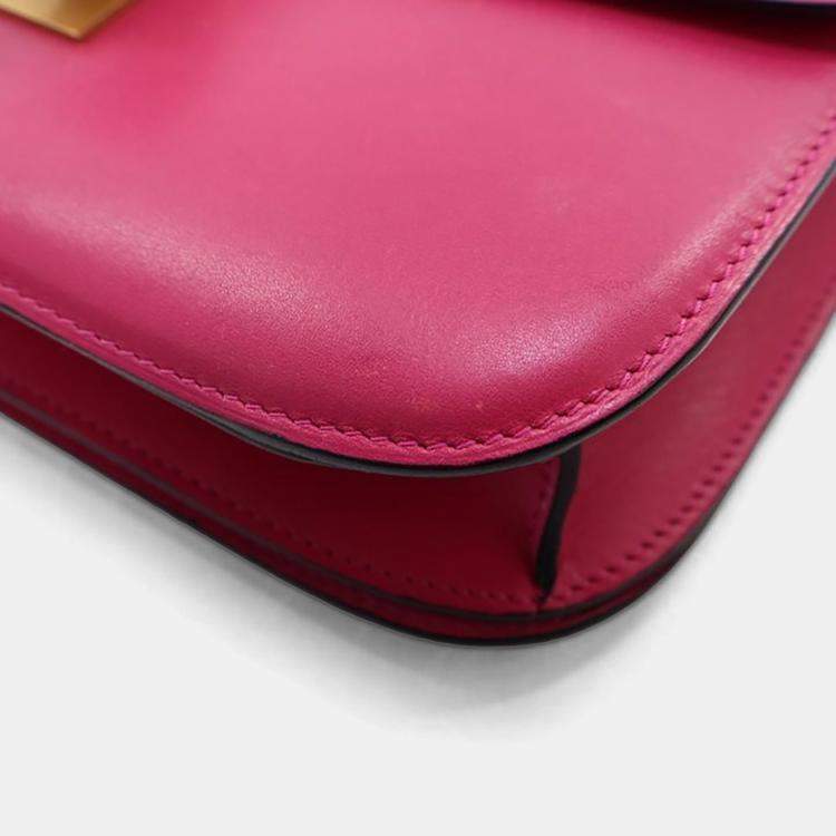 Pre Owned Celine Medium Smooth Calfskin Box Bag