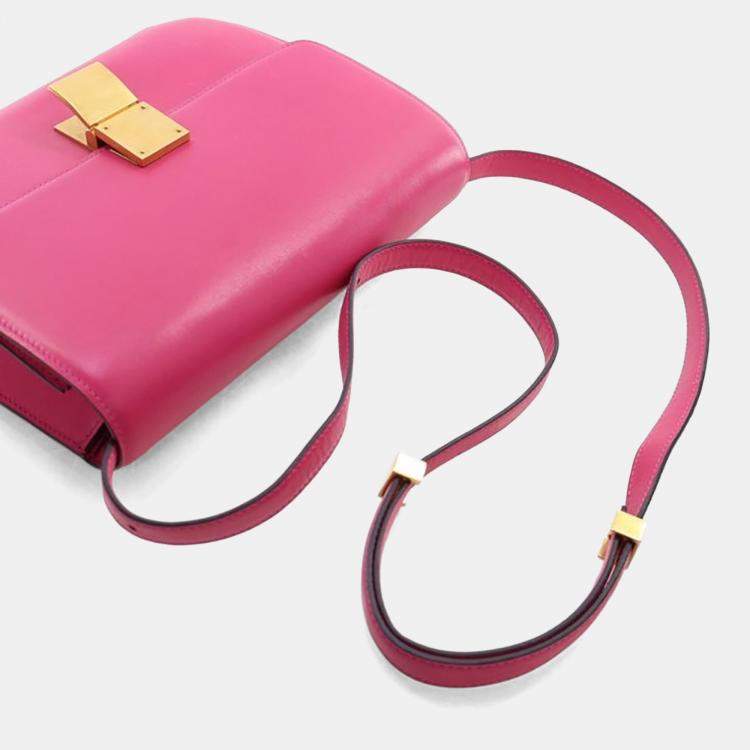 Pre Owned Celine Medium Smooth Calfskin Box Bag