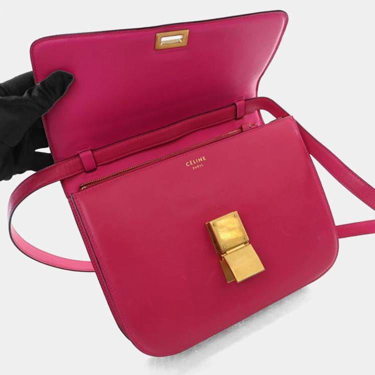 Pre Owned Celine Medium Smooth Calfskin Box Bag