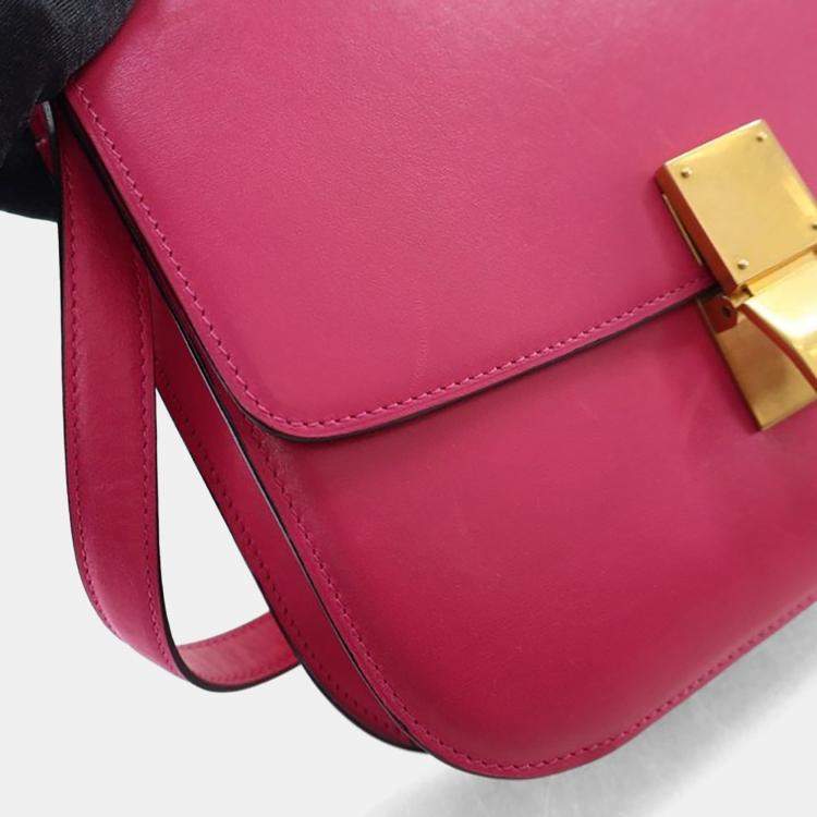 Pre Owned Celine Medium Smooth Calfskin Box Bag