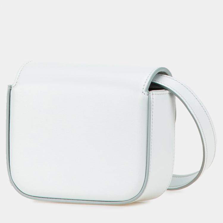 Pre Owned Celine Blue Mini Calfskin Claude Crossbody