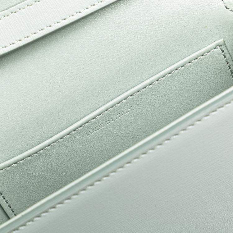 Pre Owned Celine Blue Mini Calfskin Claude Crossbody