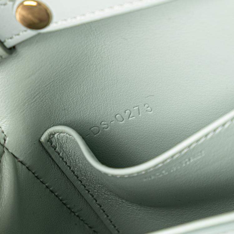 Pre Owned Celine Blue Mini Calfskin Claude Crossbody