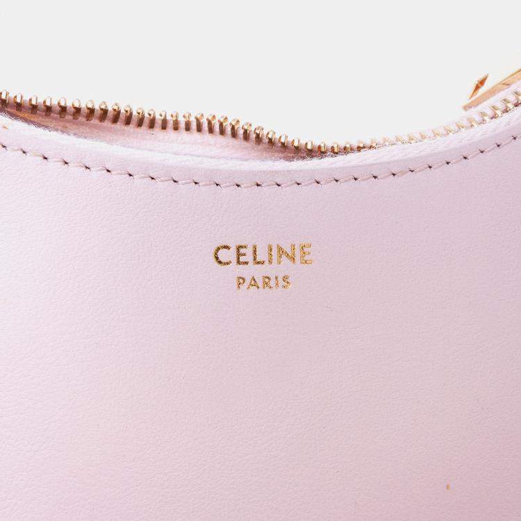 Pre Owned Celine Pink Mini Smooth Calfskin Ava Shoulder Bag
