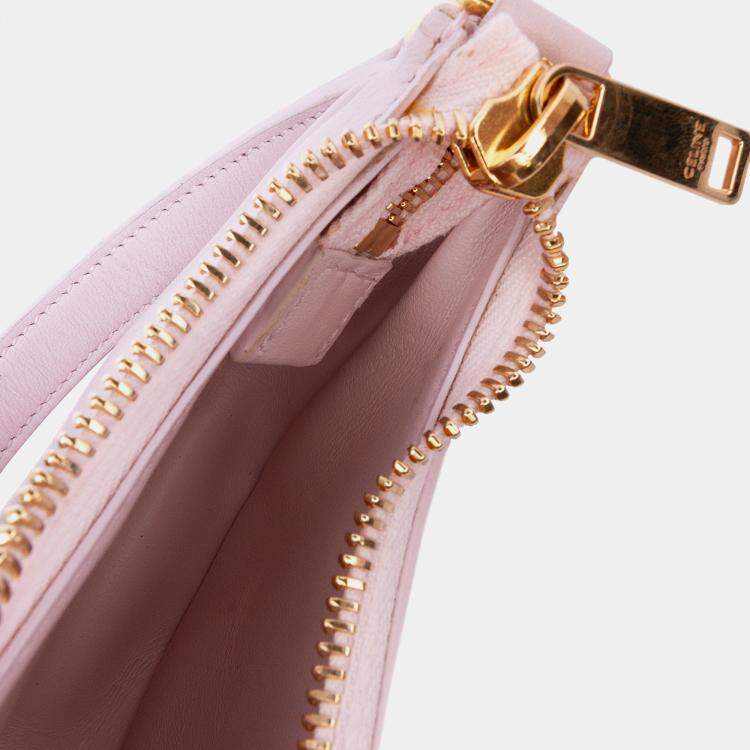 Pre Owned Celine Pink Mini Smooth Calfskin Ava Shoulder Bag