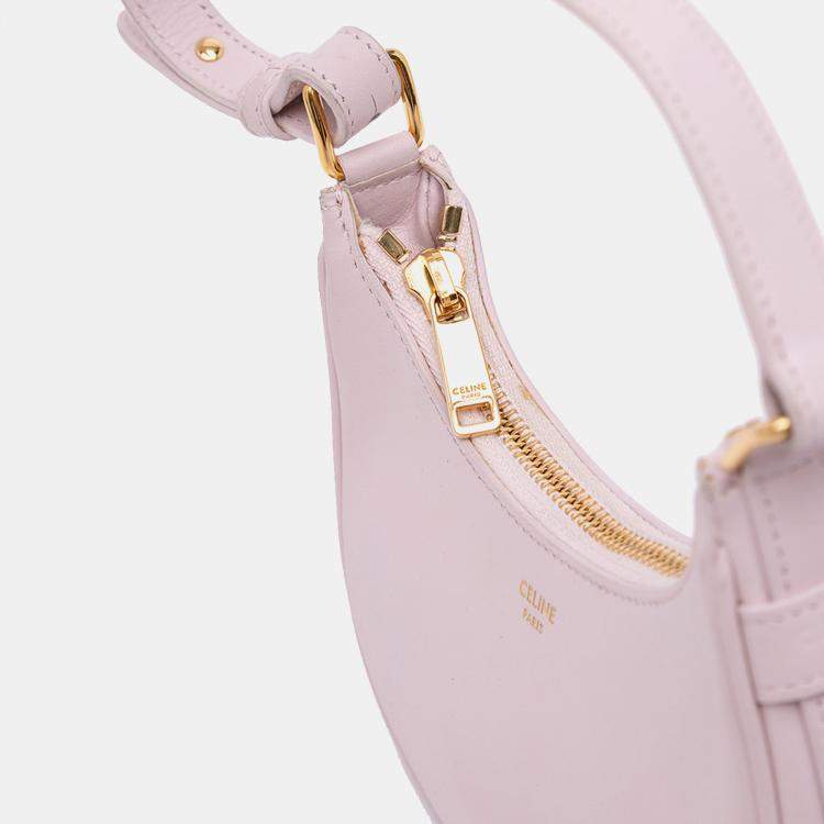 Pre Owned Celine Pink Mini Smooth Calfskin Ava Shoulder Bag