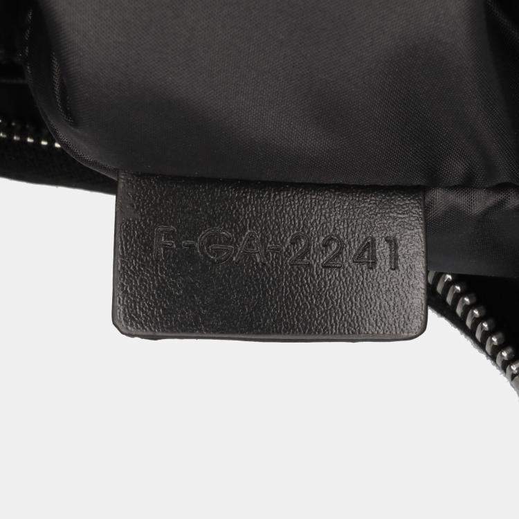 Pre Owned Celine Black Nylon Ava Shoulder Bag