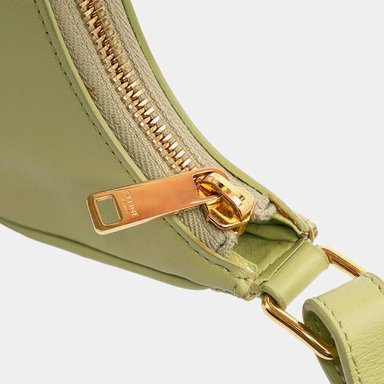Pre Owned Celine Green Mini Smooth Calfskin Ava Shoulder Bag