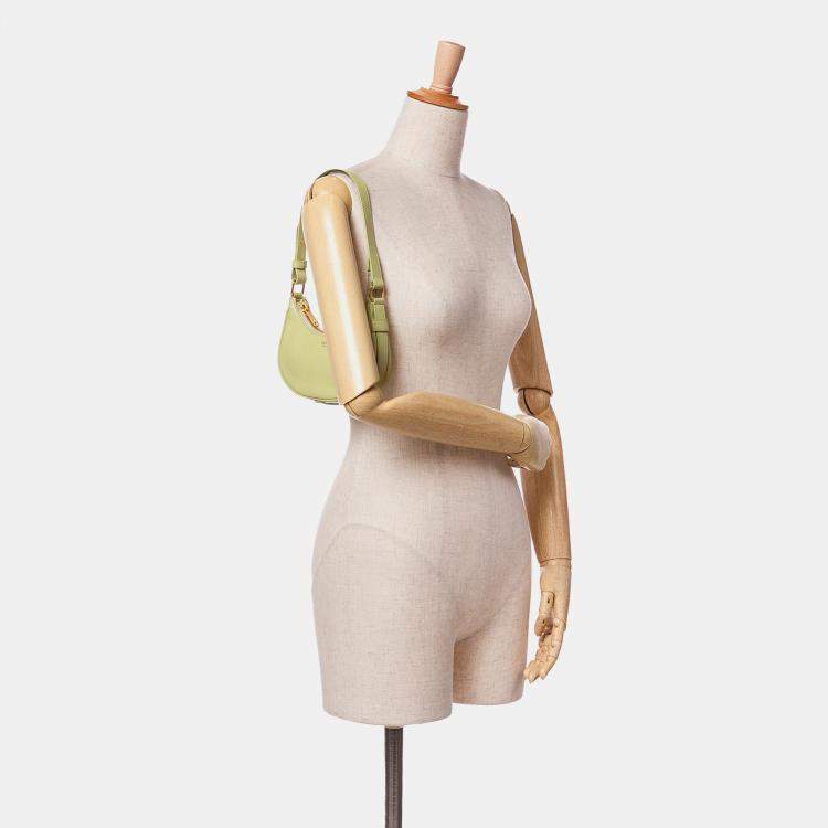 Pre Owned Celine Green Mini Smooth Calfskin Ava Shoulder Bag