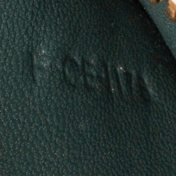 Pre Owned Celine Green Small Calfskin Classic Box