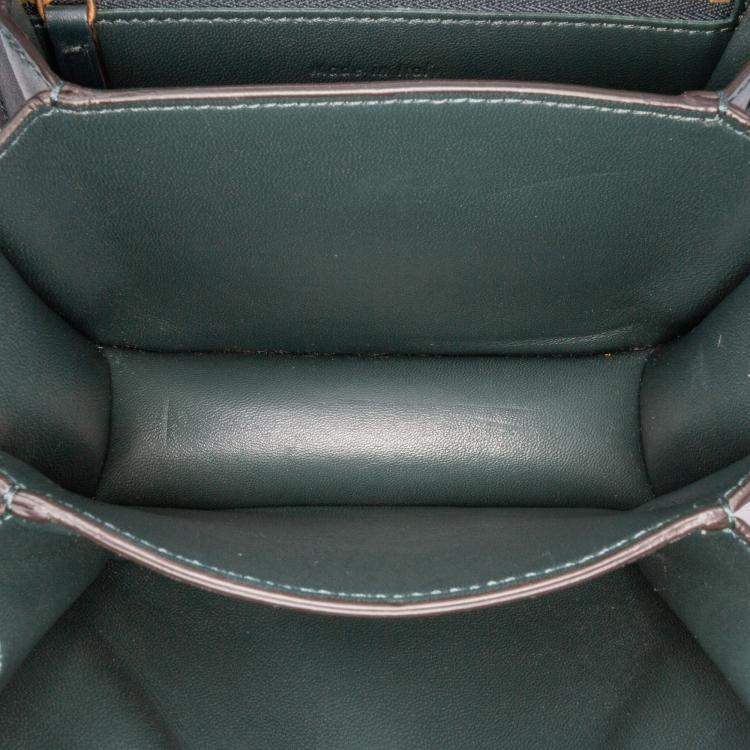 Pre Owned Celine Green Small Calfskin Classic Box