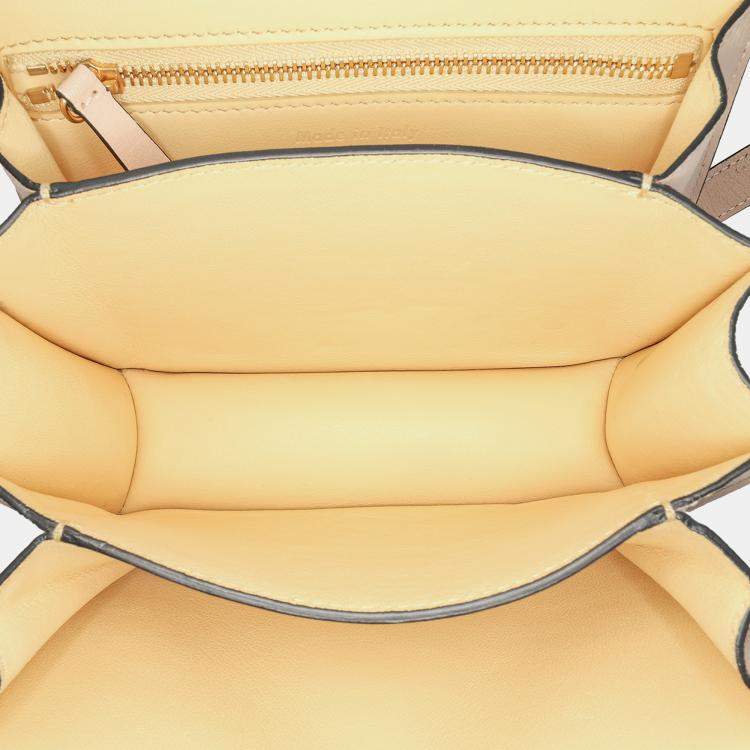 Pre Owned Celine Pink Small Liege Calfskin Classic Box