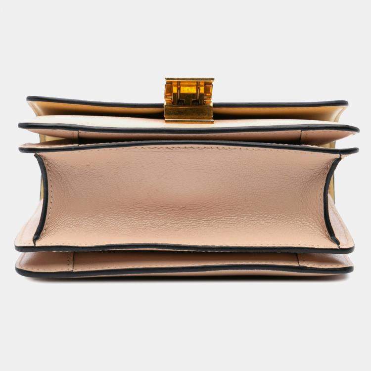 Pre Owned Celine Pink Small Liege Calfskin Classic Box