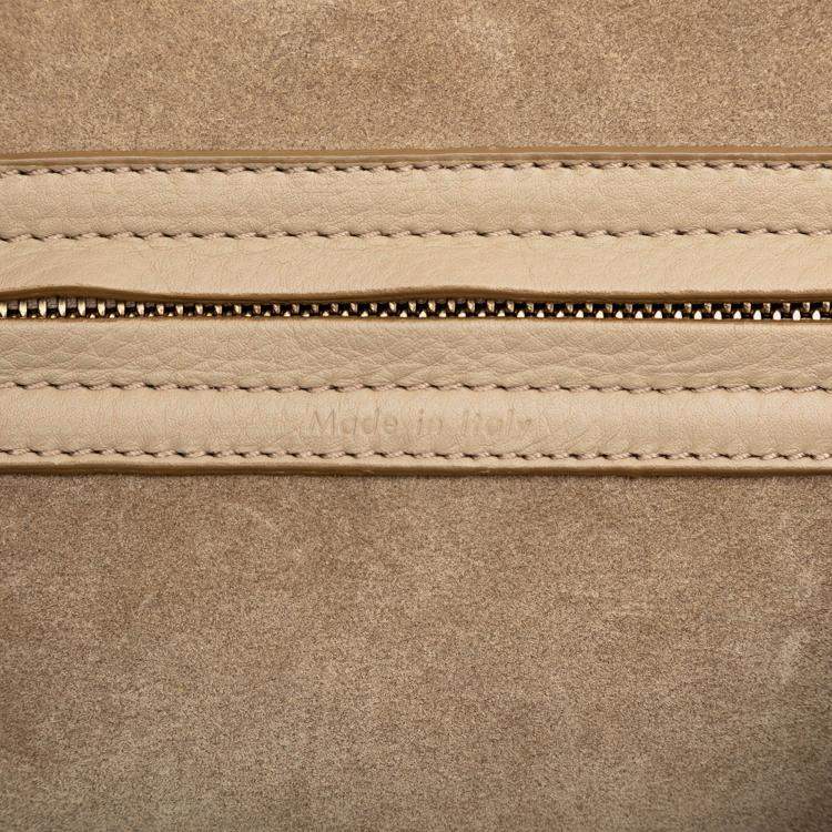 مملوكة مسبقًا Celine Brown Medium Leather Luggage Phantom Tote