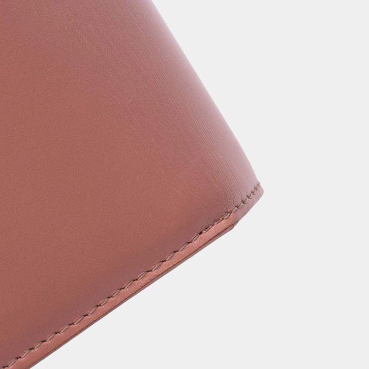 Pre Owned Celine Pink Teen Calfskin Classic Box