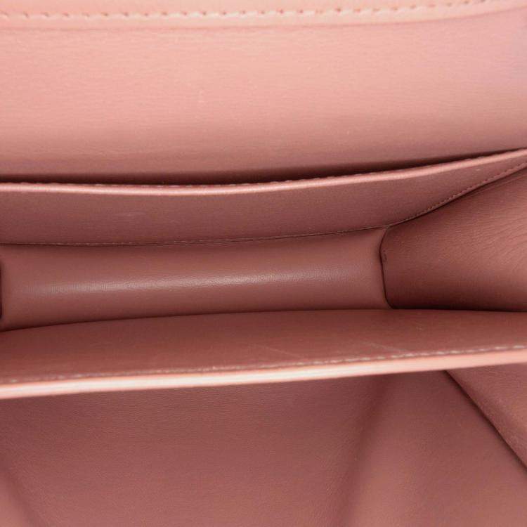 Pre Owned Celine Pink Teen Calfskin Classic Box