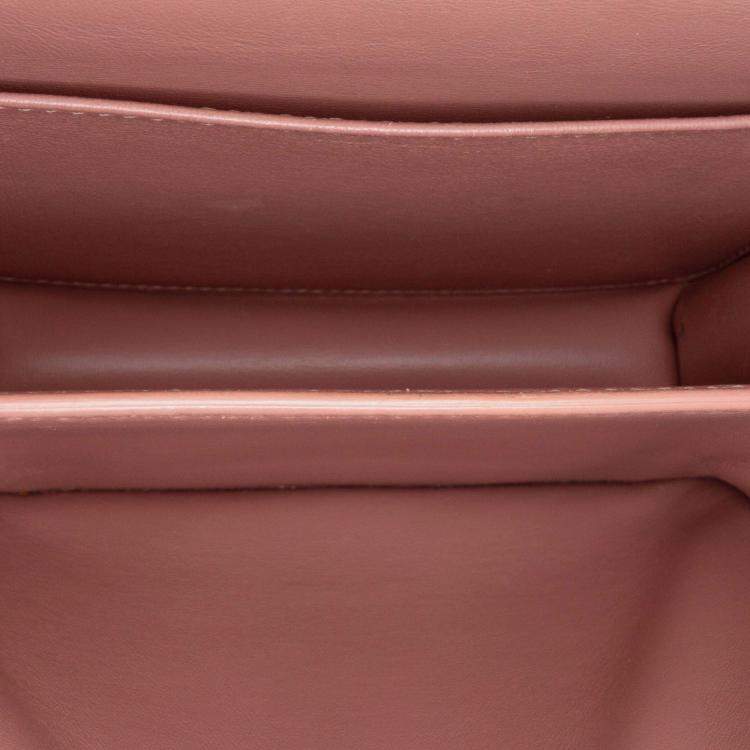 Pre Owned Celine Pink Teen Calfskin Classic Box