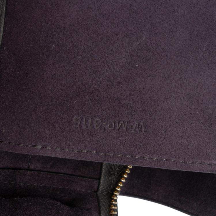 Pre Owned Celine Black Mini Grained Calfskin Belt Satchel