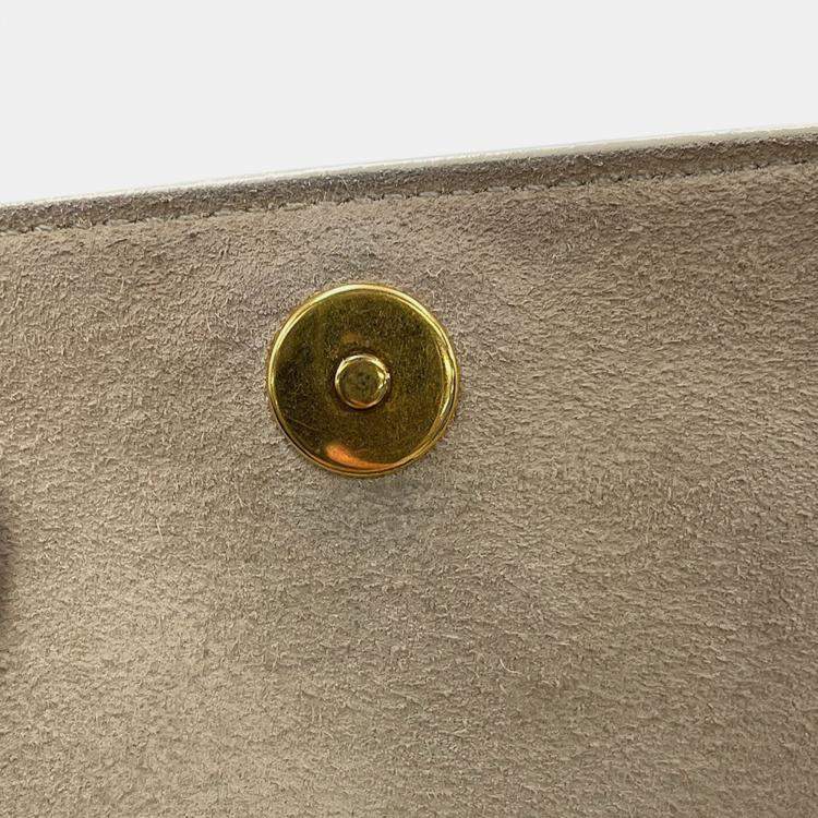 Pre Owned Celine Belt Bag Cream Leather Size Nano