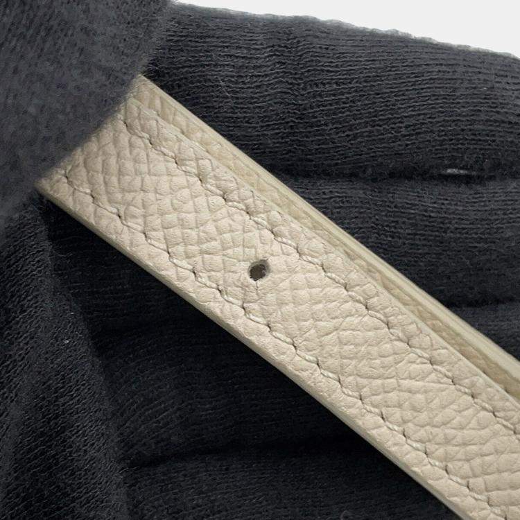 Pre Owned Celine Belt Bag Cream Leather Size Nano