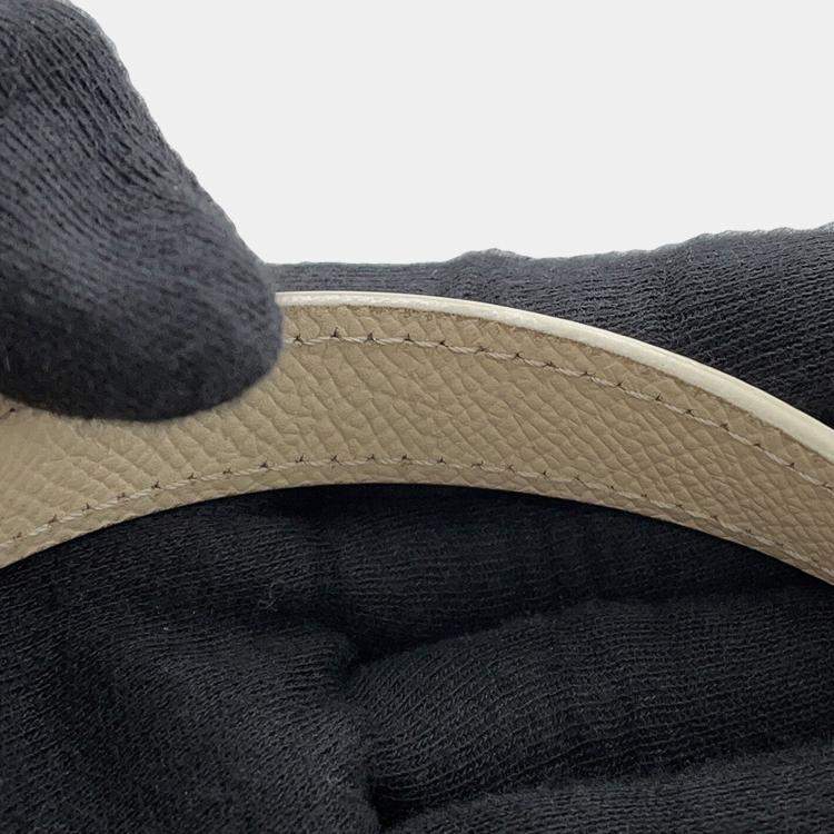 Pre Owned Celine Belt Bag Cream Leather Size Nano