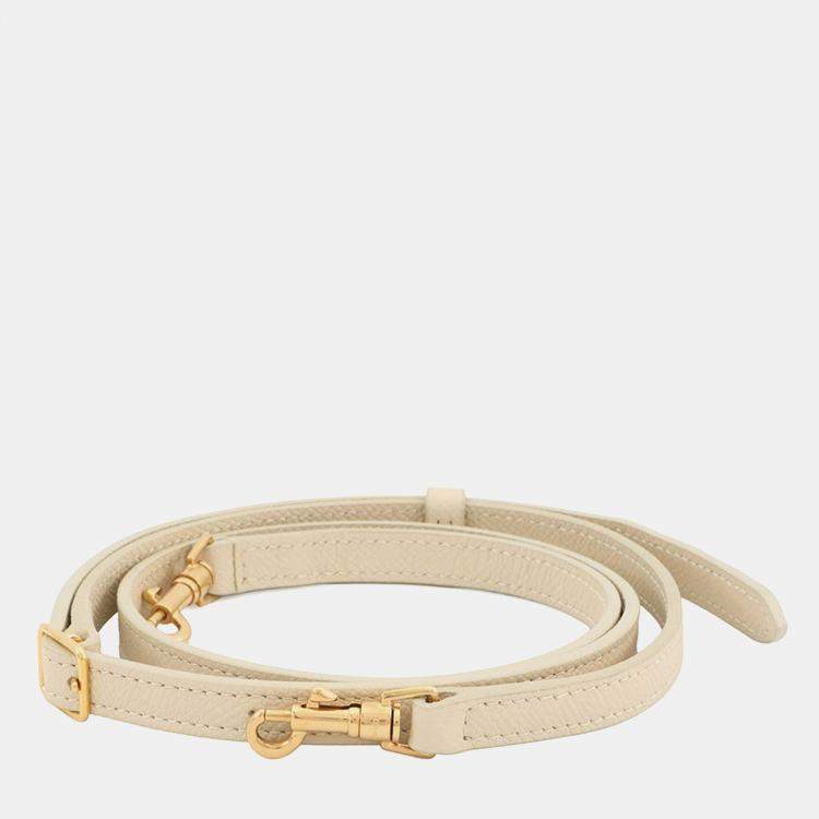 Pre Owned Celine Belt Bag Cream Leather Size Nano