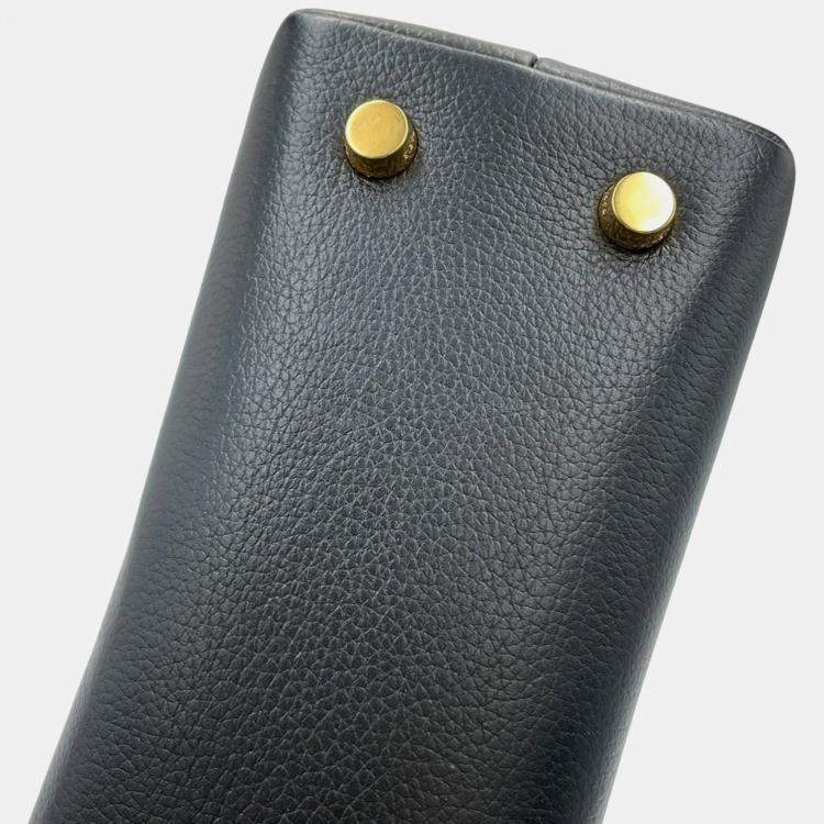 مملوكة مسبقًا Celine Teen Nino 2-Way Handbag Black Calf Leather