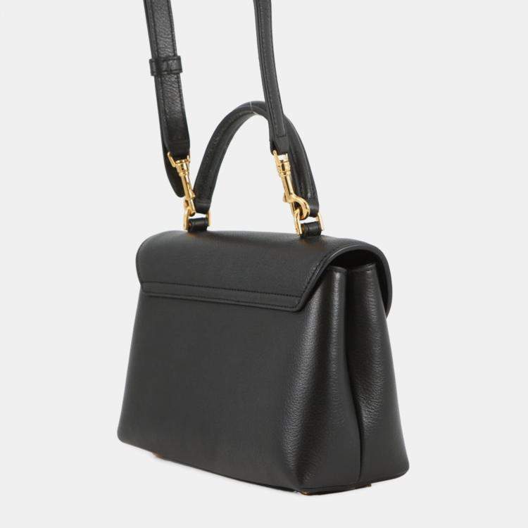 مملوكة مسبقًا Celine Teen Nino 2-Way Handbag Black Calf Leather