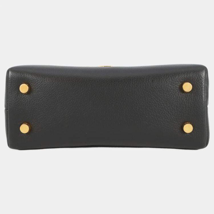 مملوكة مسبقًا Celine Teen Nino 2-Way Handbag Black Calf Leather