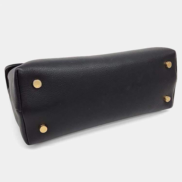 Pre Owned Celine Black Leather Nino Bag Medium