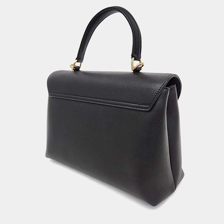 Pre Owned Celine Black Leather Nino Bag Medium