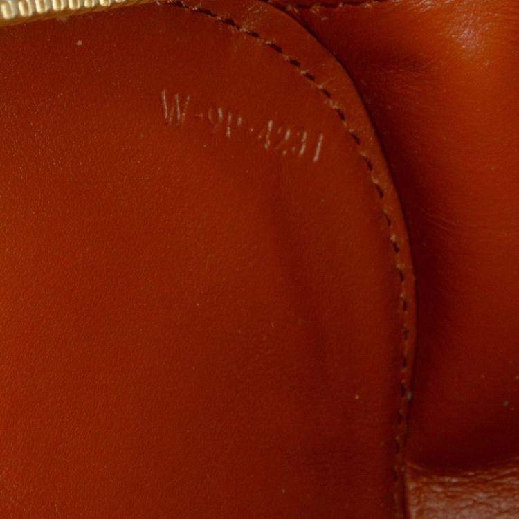 Pre Owned Celine Brown Small Calfskin Cuir Triomphe Oval Crossbody