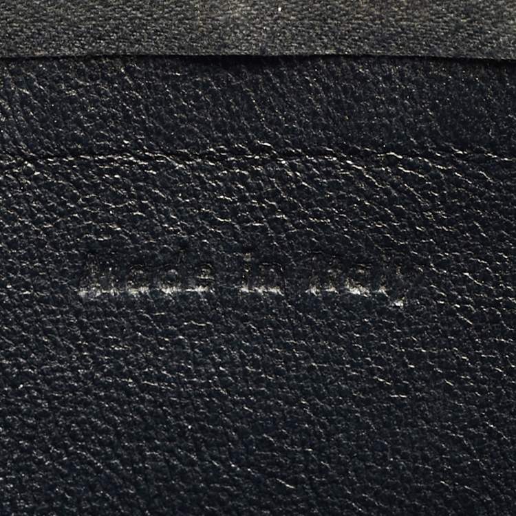 Pre Owned Celine Pocket Envelope Tricolor Leather and Python Chain Pouch