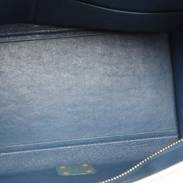 مملوكة مسبقًا Celine Trapeze Small Tricolor Leather Top Handle Bag