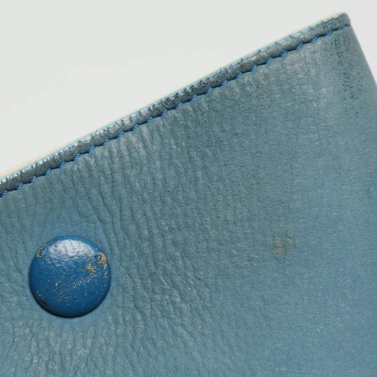 مملوكة مسبقًا Celine Trapeze Small Tricolor Leather Top Handle Bag