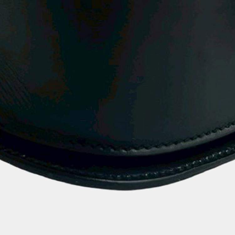 Pre Owned Celine Black Calfskin Horse Carriage Crossbody