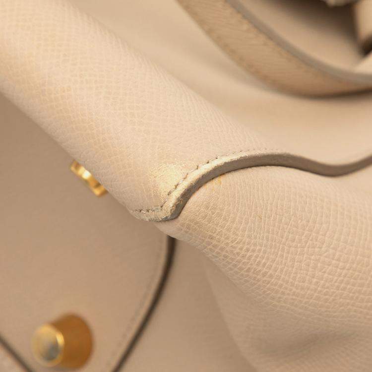 Pre Owned Celine Brown Mini Grained Calfskin Belt Bag