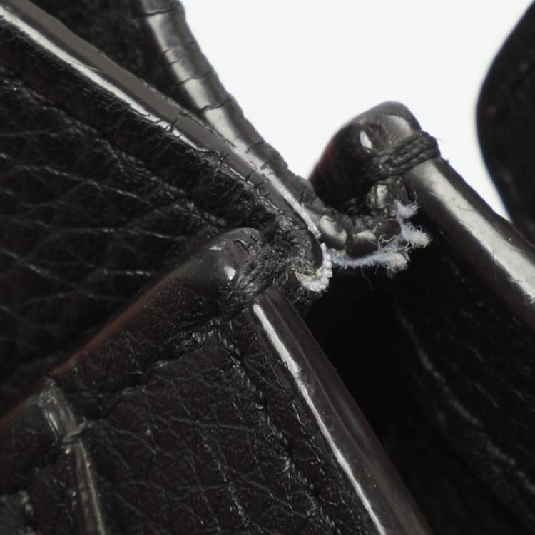 Pre Owned Celine Luggage Nano Black Leather Tote