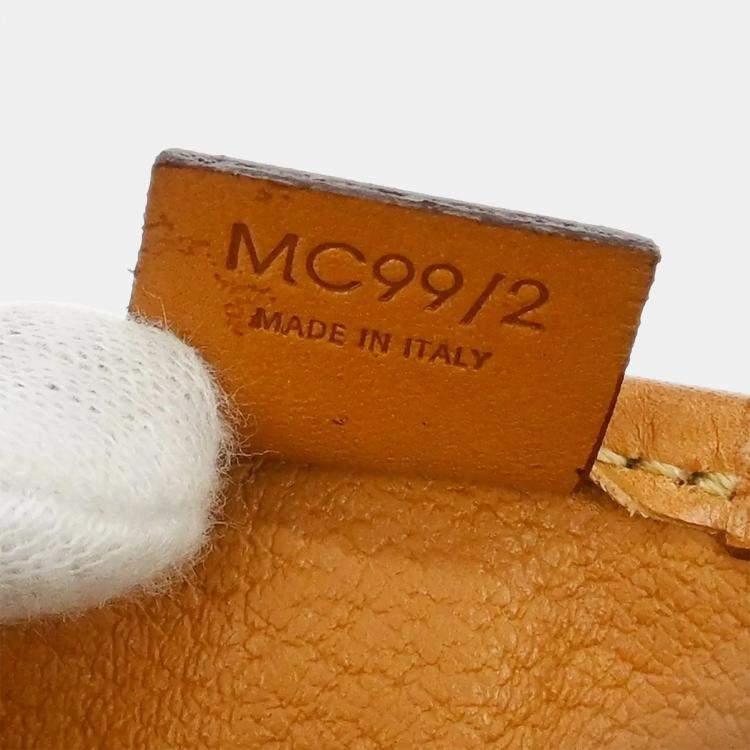 Pre Owned Celine Brown Coated Canvas Macadam Cosmetic Pouch