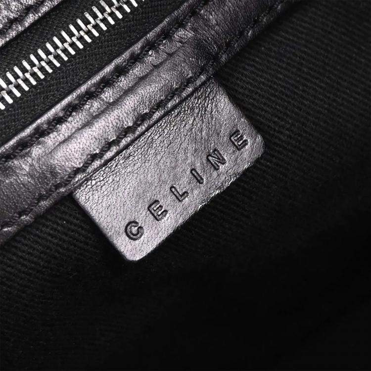 Pre Owned Celine Black Canvas C Macadam Handbag