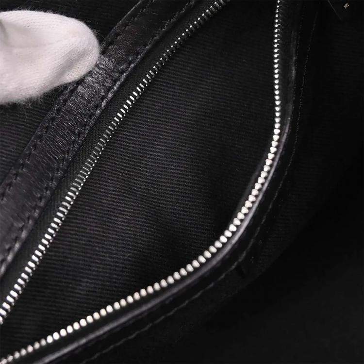 Pre Owned Celine Black Canvas C Macadam Handbag